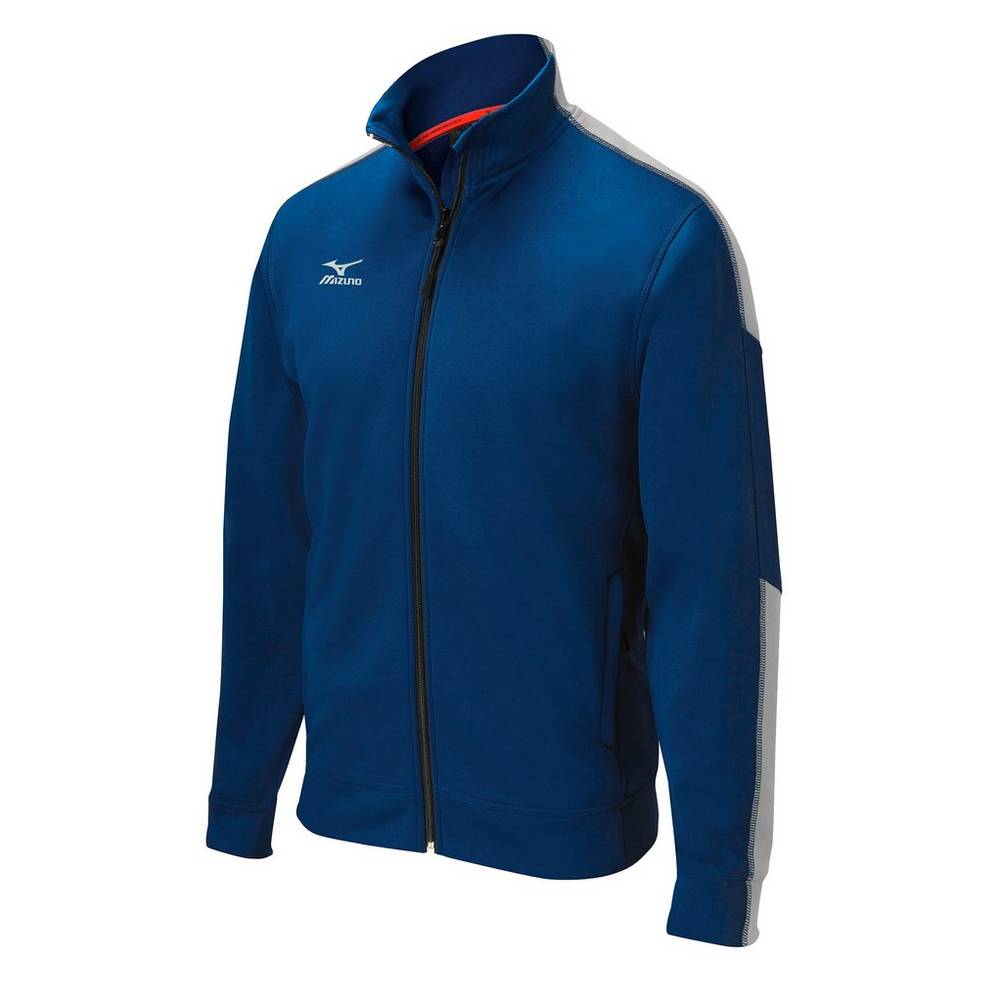 Chaqueta Mizuno Elite Thermal Hombre Azul Marino/Gris Ofertas YWVO-38654